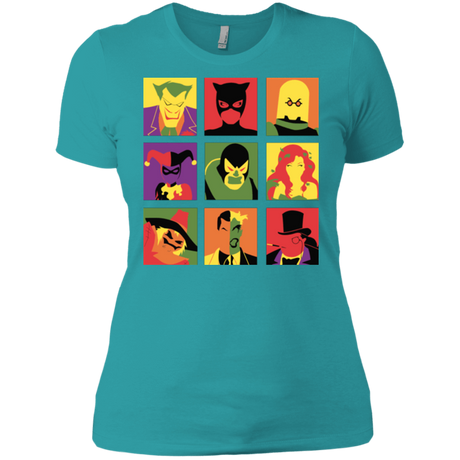 T-Shirts Tahiti Blue / X-Small Bat Pop Women's Premium T-Shirt