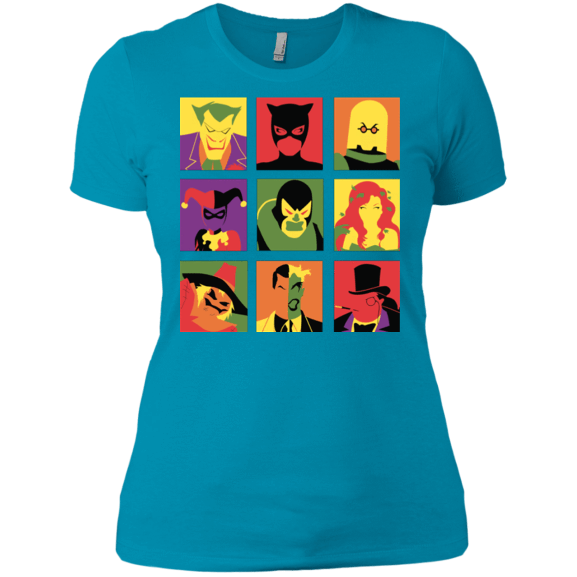 T-Shirts Turquoise / X-Small Bat Pop Women's Premium T-Shirt