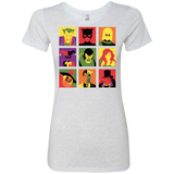 T-Shirts Heather White / Small Bat Pop Women's Triblend T-Shirt