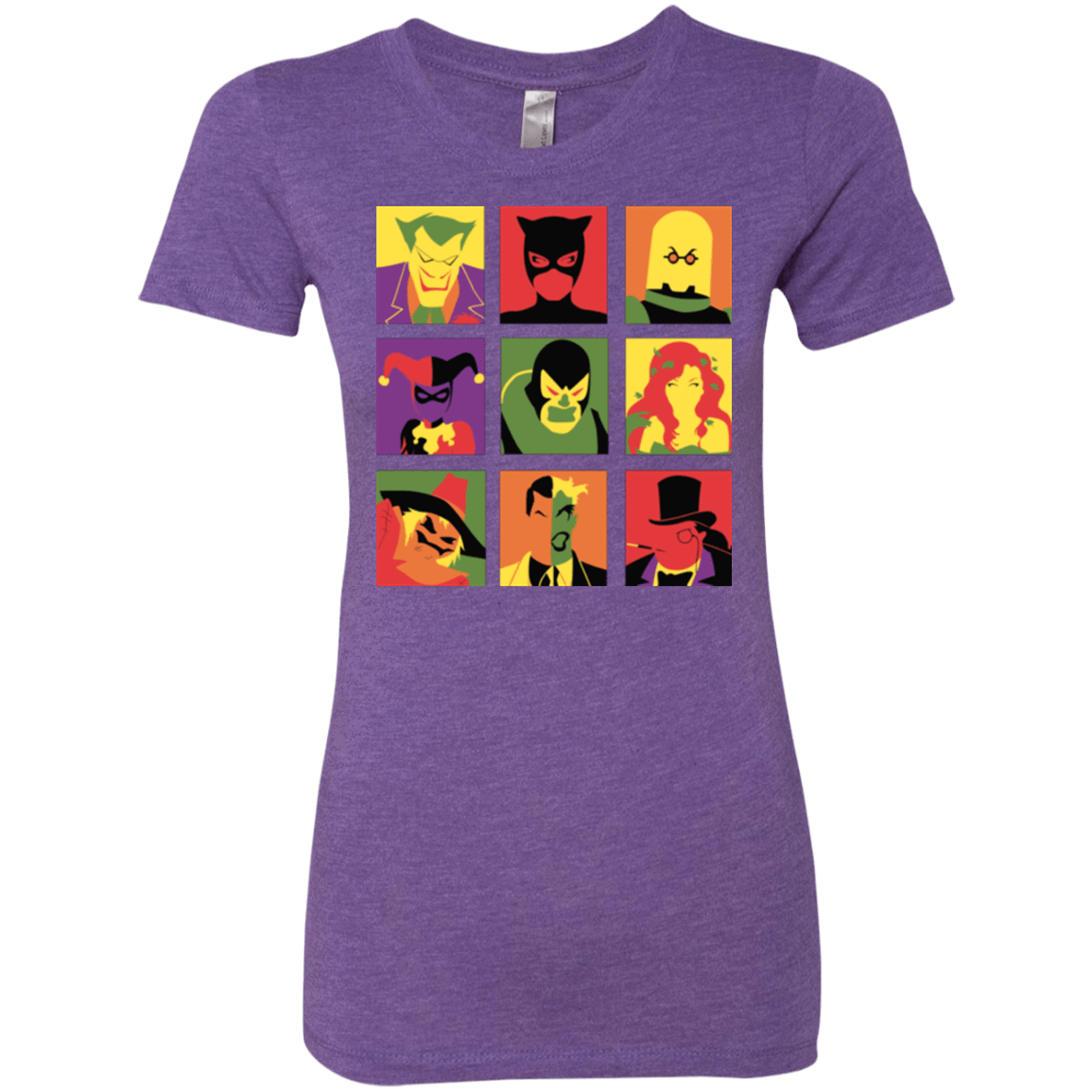 T-Shirts Purple Rush / Small Bat Pop Women's Triblend T-Shirt