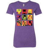 T-Shirts Purple Rush / Small Bat Pop Women's Triblend T-Shirt