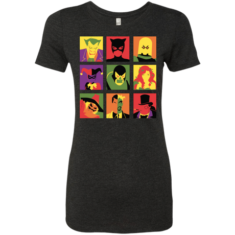 T-Shirts Vintage Black / Small Bat Pop Women's Triblend T-Shirt