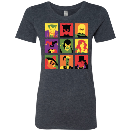 T-Shirts Vintage Navy / Small Bat Pop Women's Triblend T-Shirt