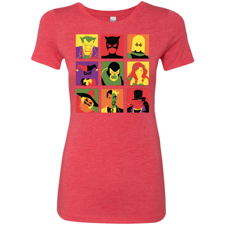 T-Shirts Vintage Red / Small Bat Pop Women's Triblend T-Shirt
