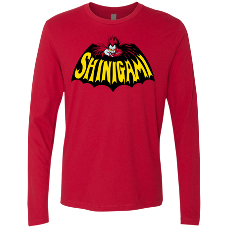 T-Shirts Red / Small Bat Shinigami Men's Premium Long Sleeve