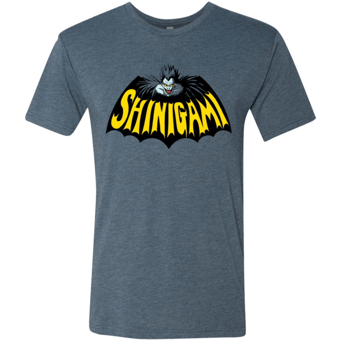 T-Shirts Indigo / Small Bat Shinigami Men's Triblend T-Shirt