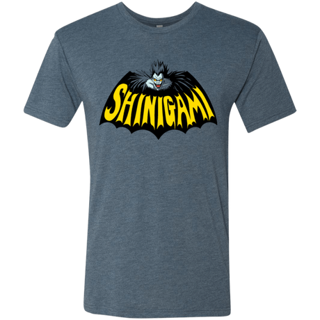 T-Shirts Indigo / Small Bat Shinigami Men's Triblend T-Shirt