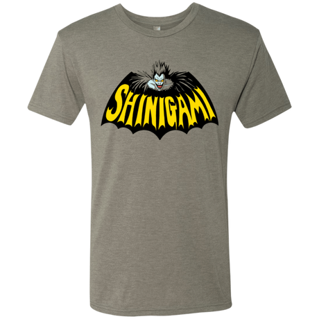 T-Shirts Venetian Grey / Small Bat Shinigami Men's Triblend T-Shirt