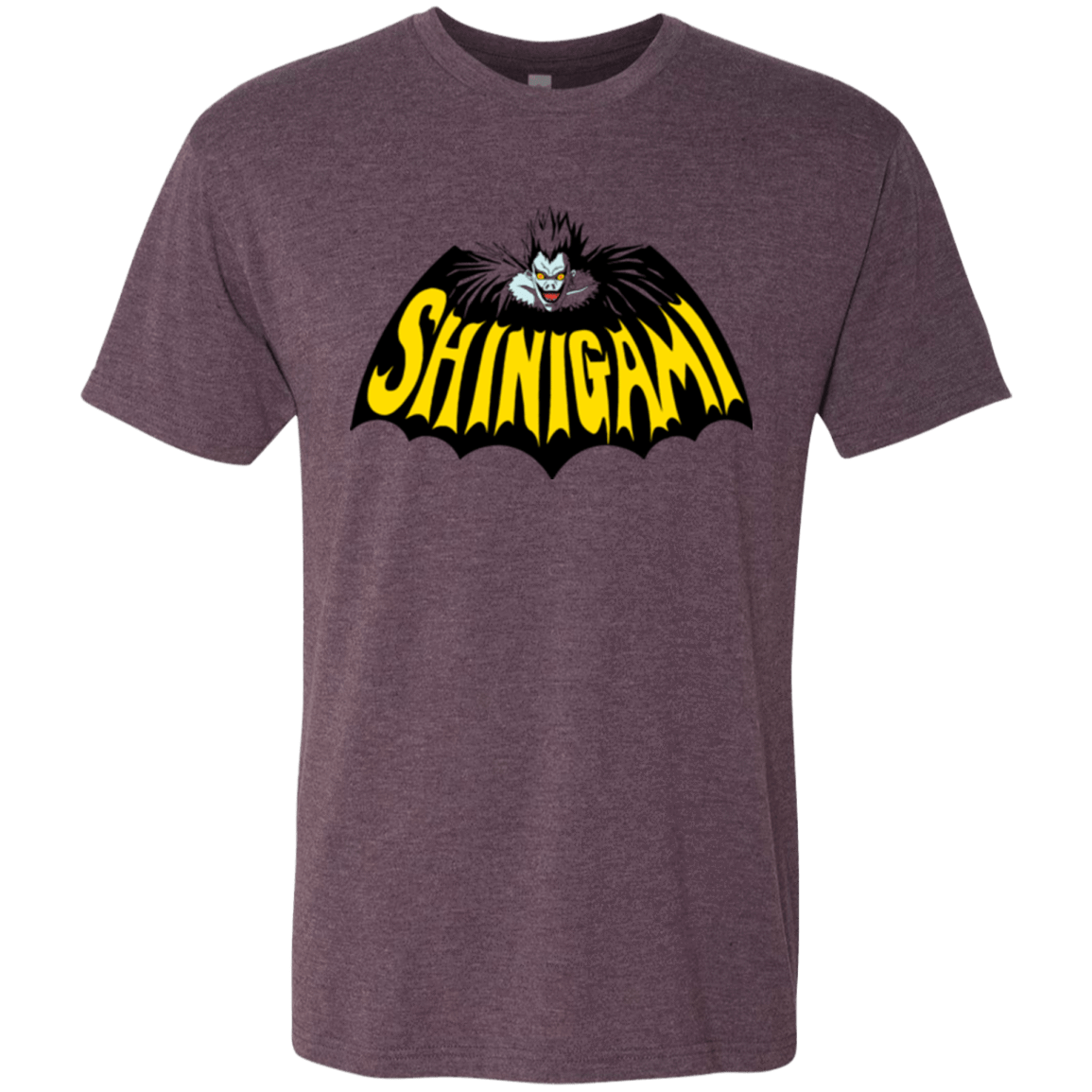 T-Shirts Vintage Purple / Small Bat Shinigami Men's Triblend T-Shirt