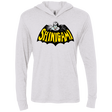 T-Shirts Heather White / X-Small Bat Shinigami Triblend Long Sleeve Hoodie Tee
