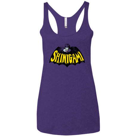 T-Shirts Purple / X-Small Bat Shinigami Women's Triblend Racerback Tank