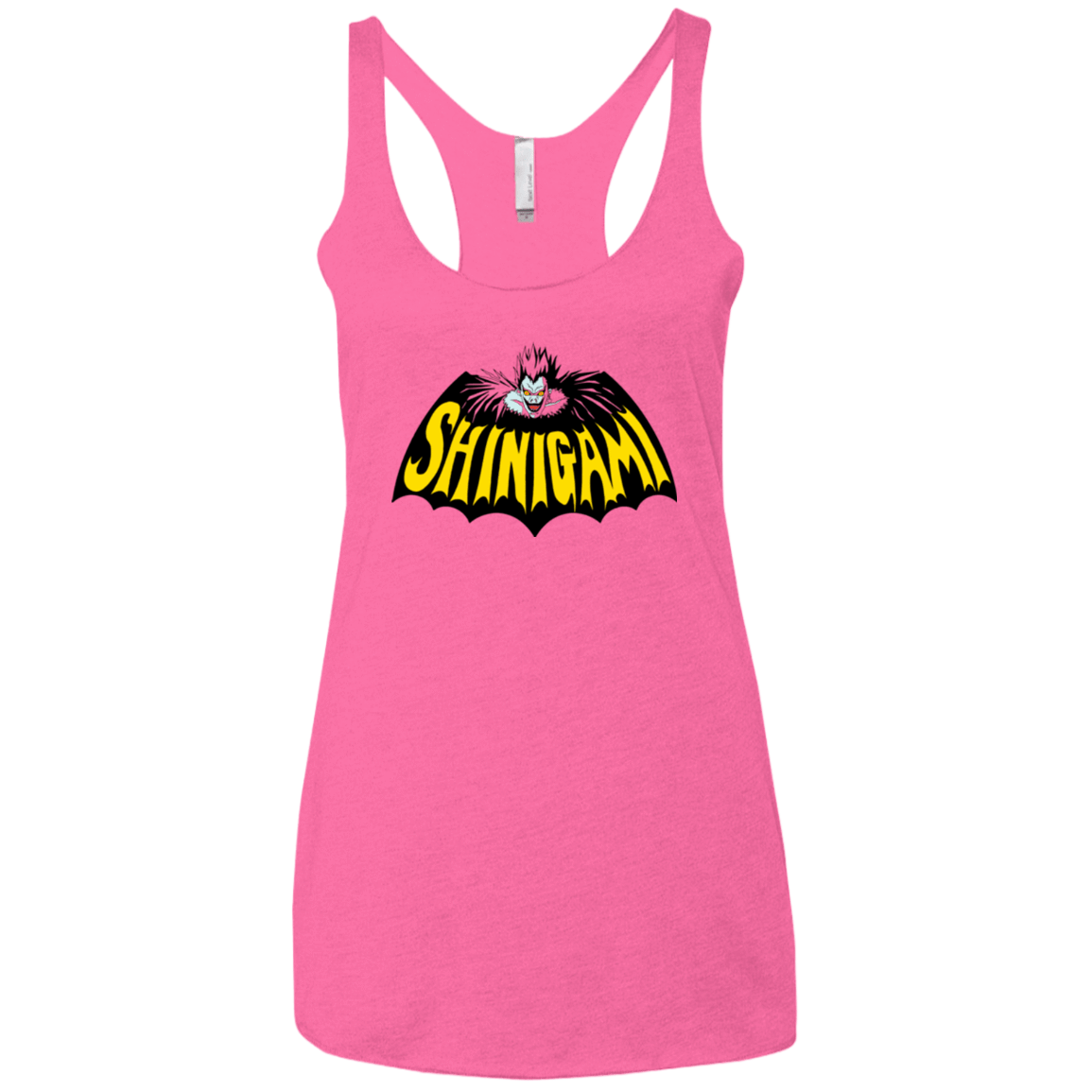 T-Shirts Vintage Pink / X-Small Bat Shinigami Women's Triblend Racerback Tank