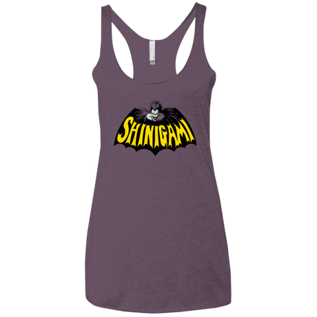 T-Shirts Vintage Purple / X-Small Bat Shinigami Women's Triblend Racerback Tank