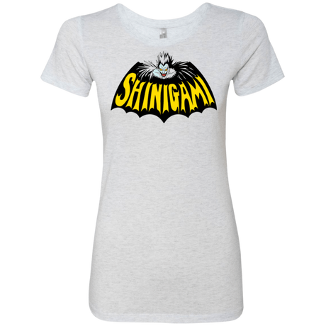 T-Shirts Heather White / Small Bat Shinigami Women's Triblend T-Shirt