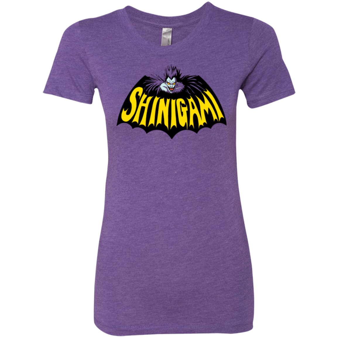 T-Shirts Purple Rush / Small Bat Shinigami Women's Triblend T-Shirt