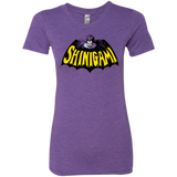 T-Shirts Purple Rush / Small Bat Shinigami Women's Triblend T-Shirt