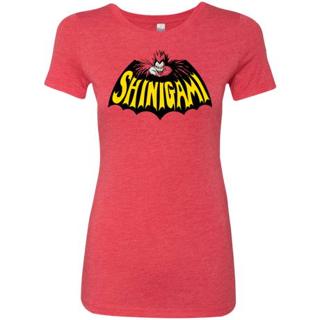 T-Shirts Vintage Red / Small Bat Shinigami Women's Triblend T-Shirt