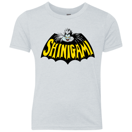 T-Shirts Heather White / YXS Bat Shinigami Youth Triblend T-Shirt