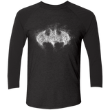 T-Shirts Vintage Black/Vintage Black / X-Small Bat Smoke Men's Triblend 3/4 Sleeve