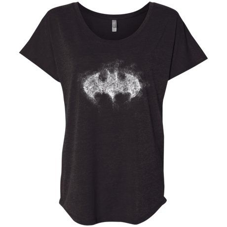 T-Shirts Vintage Black / X-Small Bat Smoke Triblend Dolman Sleeve