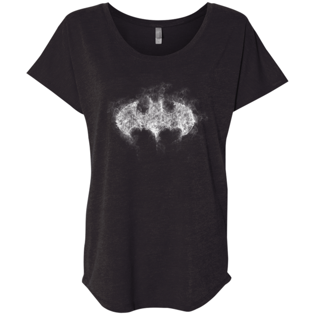 T-Shirts Vintage Black / X-Small Bat Smoke Triblend Dolman Sleeve