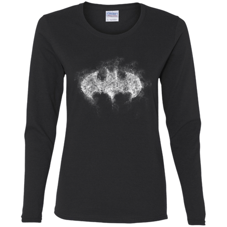 T-Shirts Black / S Bat Smoke Women's Long Sleeve T-Shirt