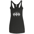 T-Shirts Vintage Black / X-Small Bat Smoke Women's Triblend Racerback Tank