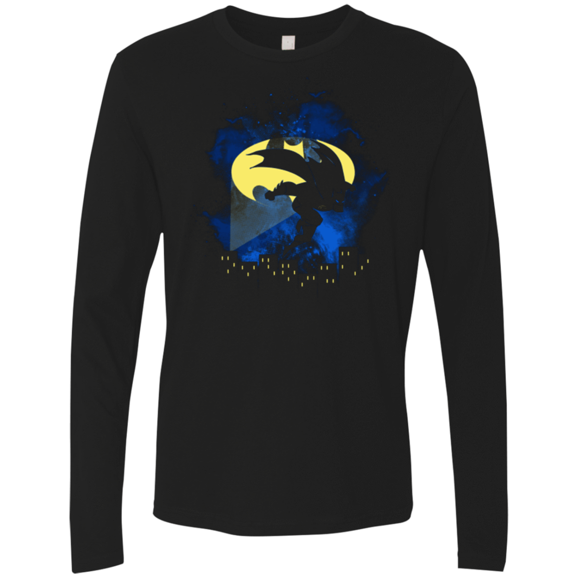 T-Shirts Black / Small BAT SPACE Men's Premium Long Sleeve