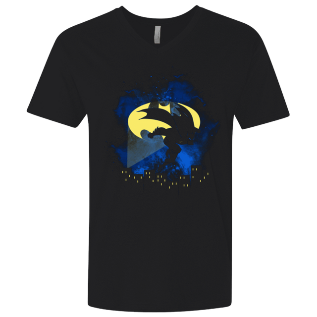 T-Shirts Black / X-Small BAT SPACE Men's Premium V-Neck