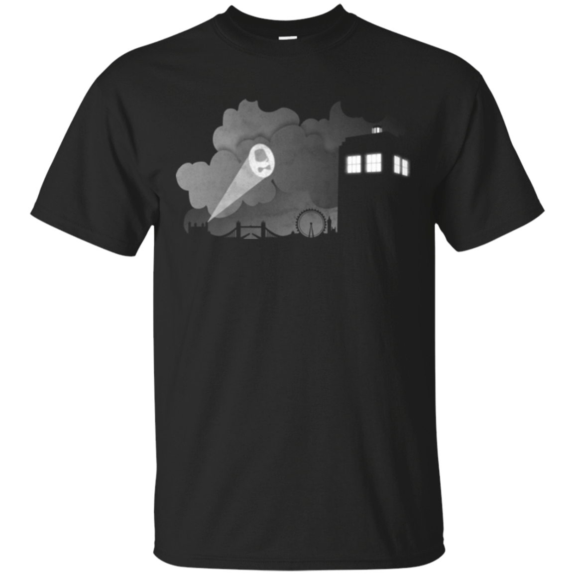 T-Shirts Black / Small Bat Tardis T-Shirt