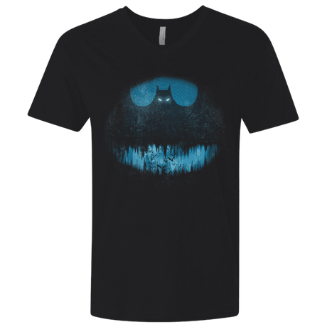 T-Shirts Black / X-Small Batcave Men's Premium V-Neck
