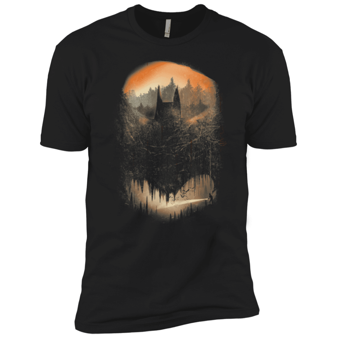 T-Shirts Black / YXS Batcaving Orange Version Boys Premium T-Shirt