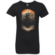 T-Shirts Black / YXS Batcaving Orange Version Girls Premium T-Shirt