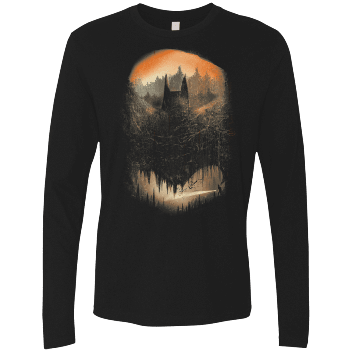 Batcaving Orange Version Men's Premium Long Sleeve