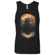 T-Shirts Black / Small Batcaving Orange Version Men's Premium Tank Top