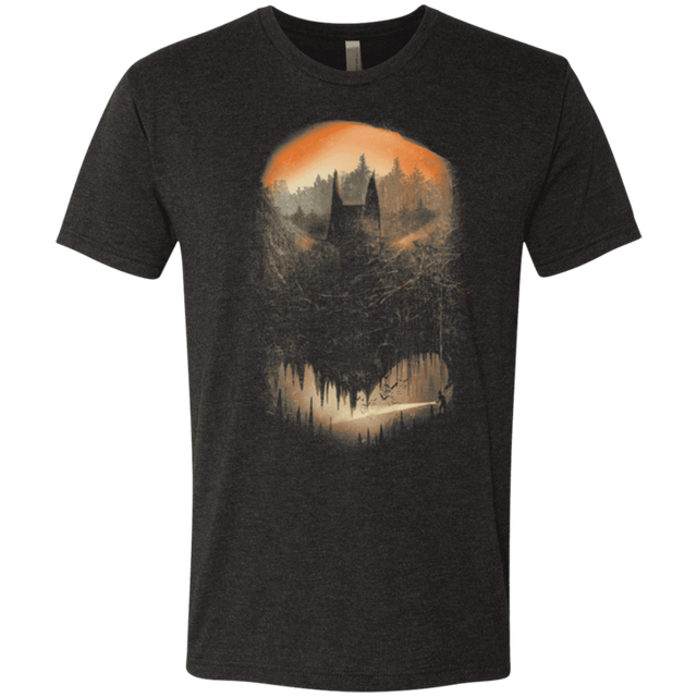 T-Shirts Vintage Black / Small Batcaving Orange Version Men's Triblend T-Shirt