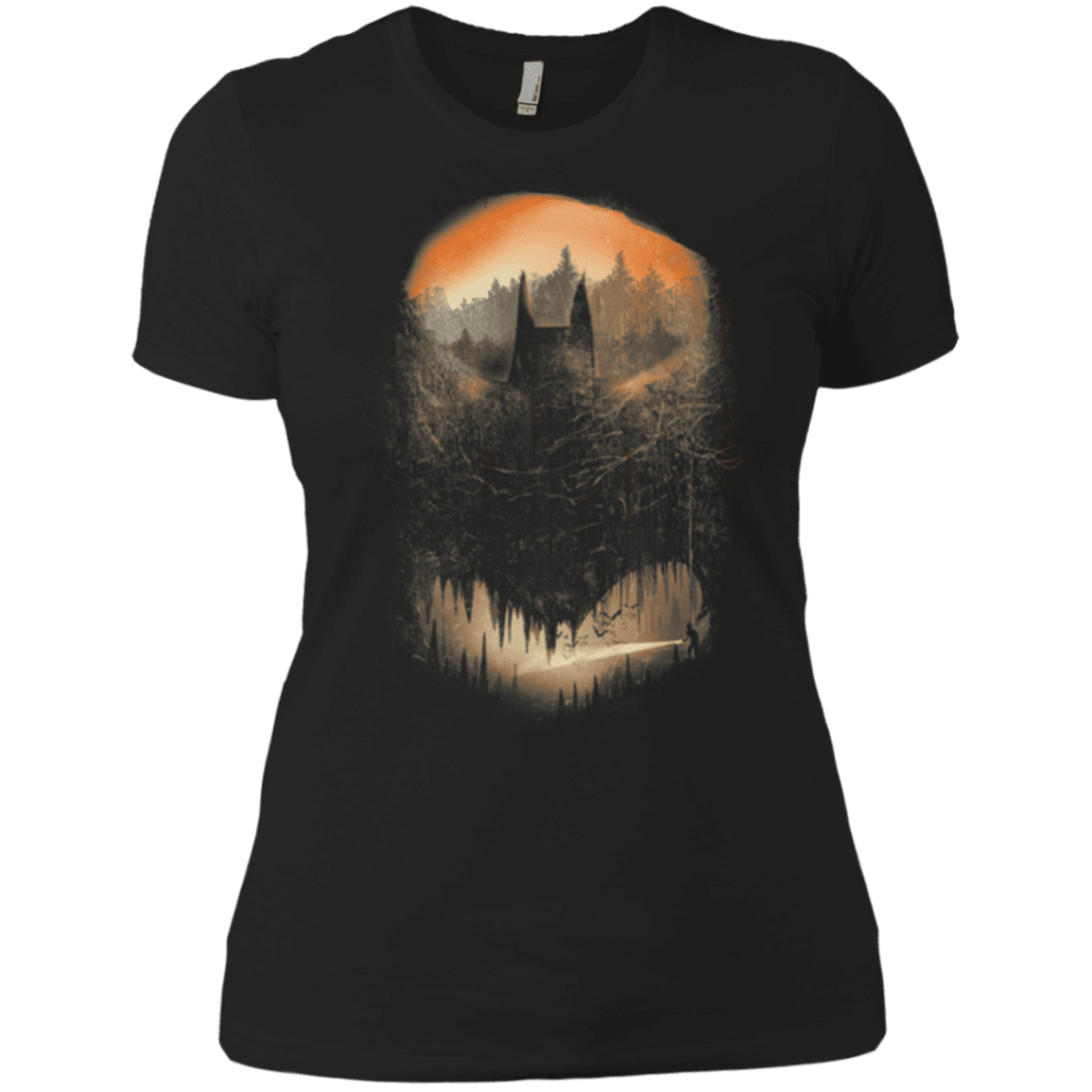 Batcaving Orange Version Women's Premium T-Shirt