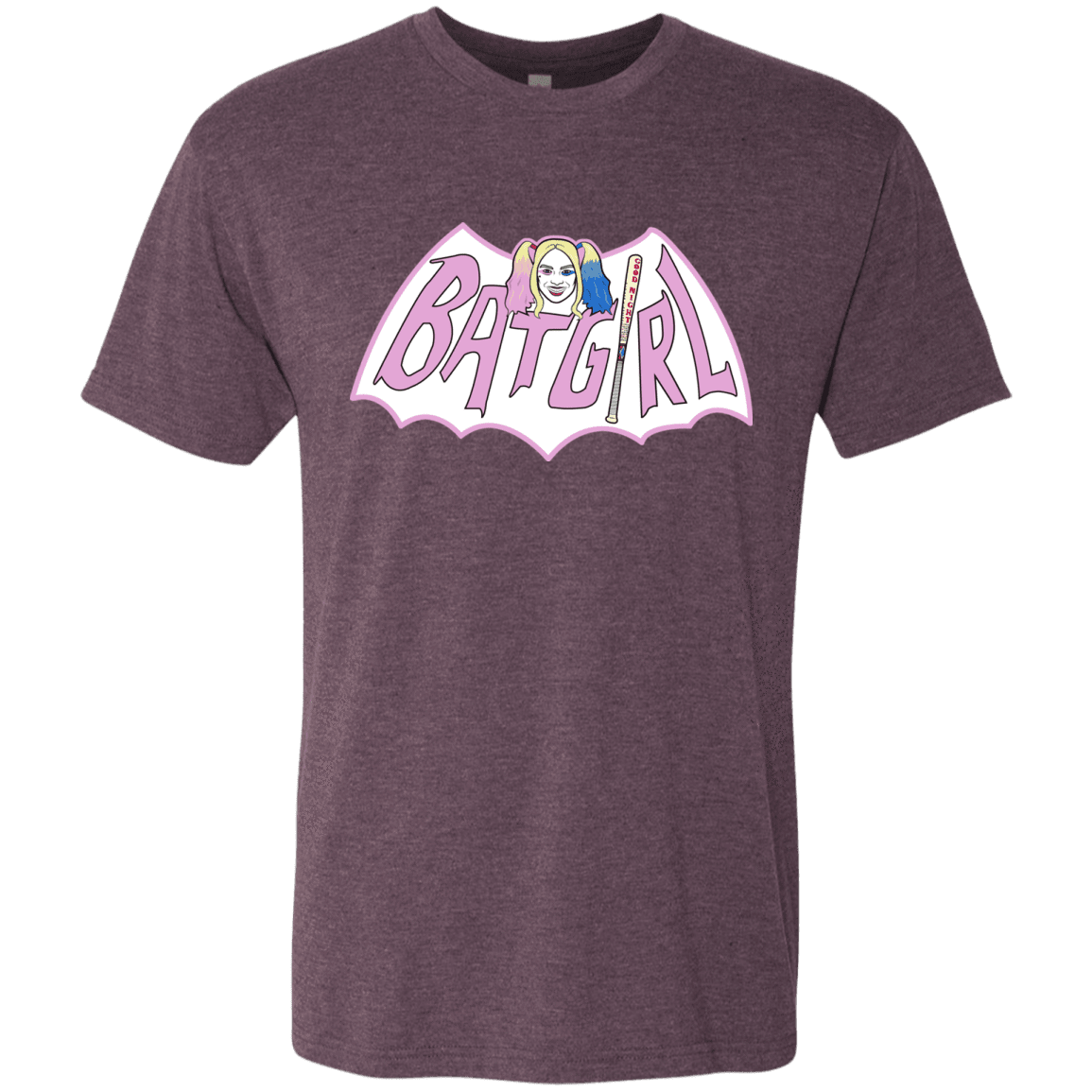 T-Shirts Vintage Purple / Small Batgirl Men's Triblend T-Shirt