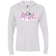 T-Shirts Heather White / X-Small Batgirl Triblend Long Sleeve Hoodie Tee