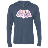 T-Shirts Indigo / X-Small Batgirl Triblend Long Sleeve Hoodie Tee