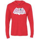 T-Shirts Vintage Red / X-Small Batgirl Triblend Long Sleeve Hoodie Tee