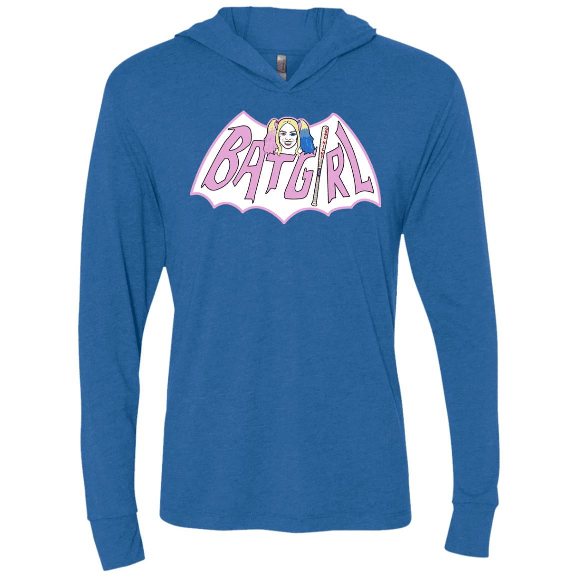 T-Shirts Vintage Royal / X-Small Batgirl Triblend Long Sleeve Hoodie Tee