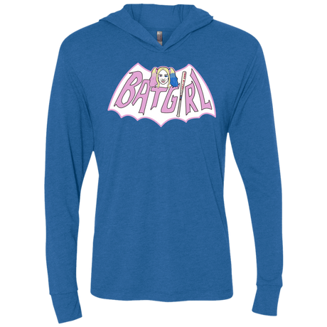 T-Shirts Vintage Royal / X-Small Batgirl Triblend Long Sleeve Hoodie Tee