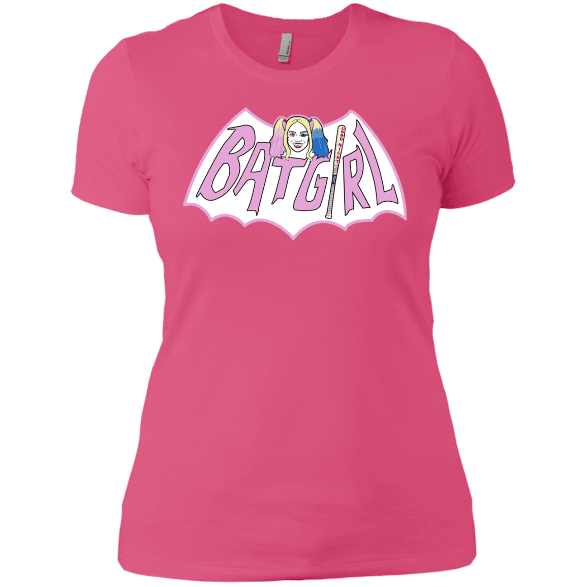 T-Shirts Hot Pink / X-Small Batgirl Women's Premium T-Shirt