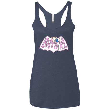 T-Shirts Vintage Navy / X-Small Batgirl Women's Triblend Racerback Tank