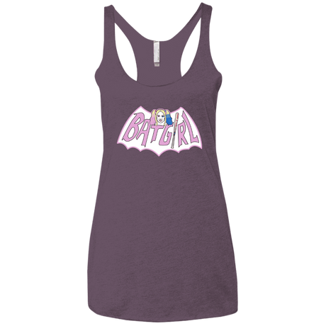T-Shirts Vintage Purple / X-Small Batgirl Women's Triblend Racerback Tank