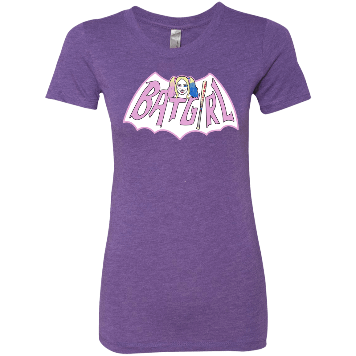 T-Shirts Purple Rush / Small Batgirl Women's Triblend T-Shirt