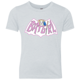 T-Shirts Heather White / YXS Batgirl Youth Triblend T-Shirt