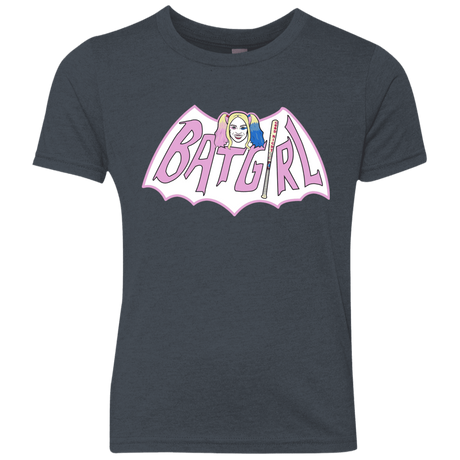 T-Shirts Vintage Navy / YXS Batgirl Youth Triblend T-Shirt