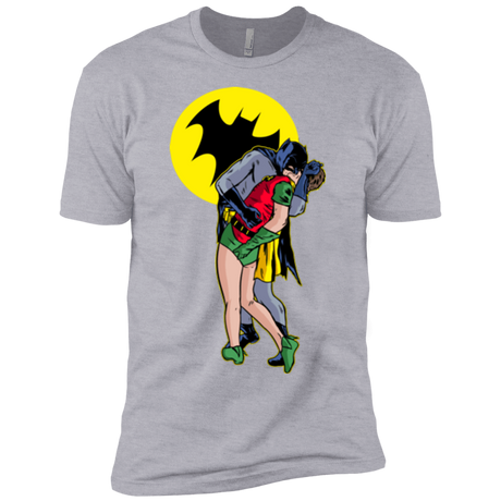 T-Shirts Heather Grey / YXS Batkiss Signal Boys Premium T-Shirt